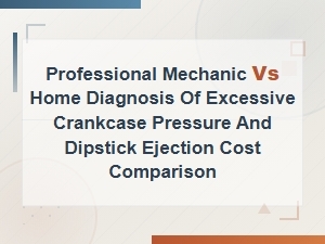 Crankcase Pressure Diagnosis Cost: Professional Mechanic vs Home Repair
